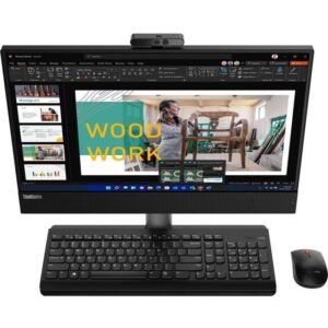 Lenovo ThinkCentre M70a Gen 3 11VL0048US All-in-One Computer - Intel Core i5 12th Gen i5-12400 - 8 GB - 256 GB SSD - 21.5" Full HD - Desktop - Black